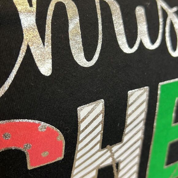 Holiday Time "Christmas Cheer Squad" T-Shirt - Size XS - Picture 6 of 12